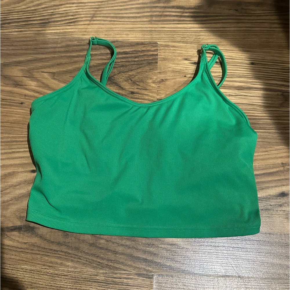 La Vie En Rose Aqua | Swim Top - size small
